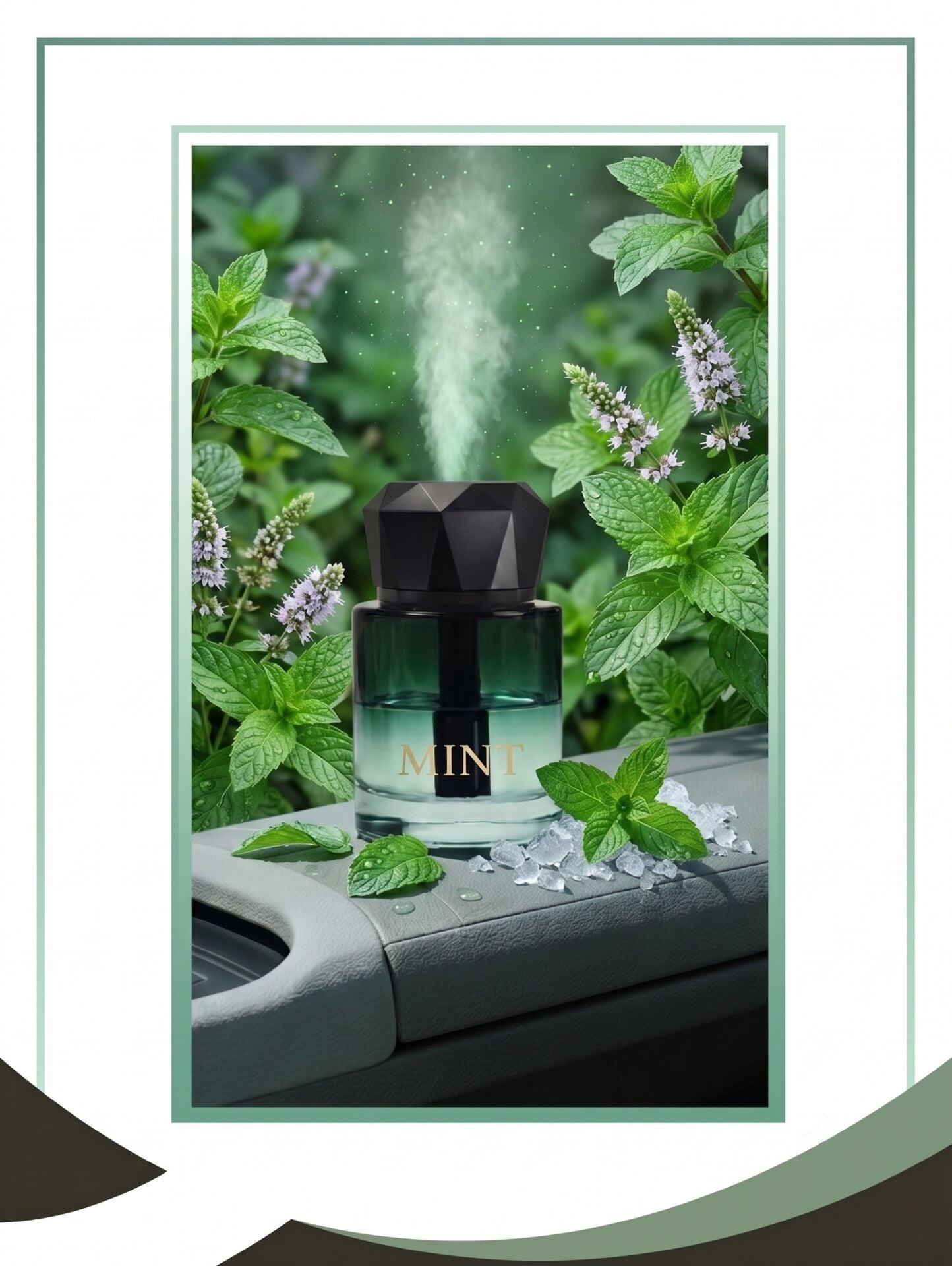 Araç İçi Aroma Difüzörü Hava Nemlendirici Yıldız Tavan Işıklı Şarjlı Oda ve Araba Kokusu Siyah Yeşil
