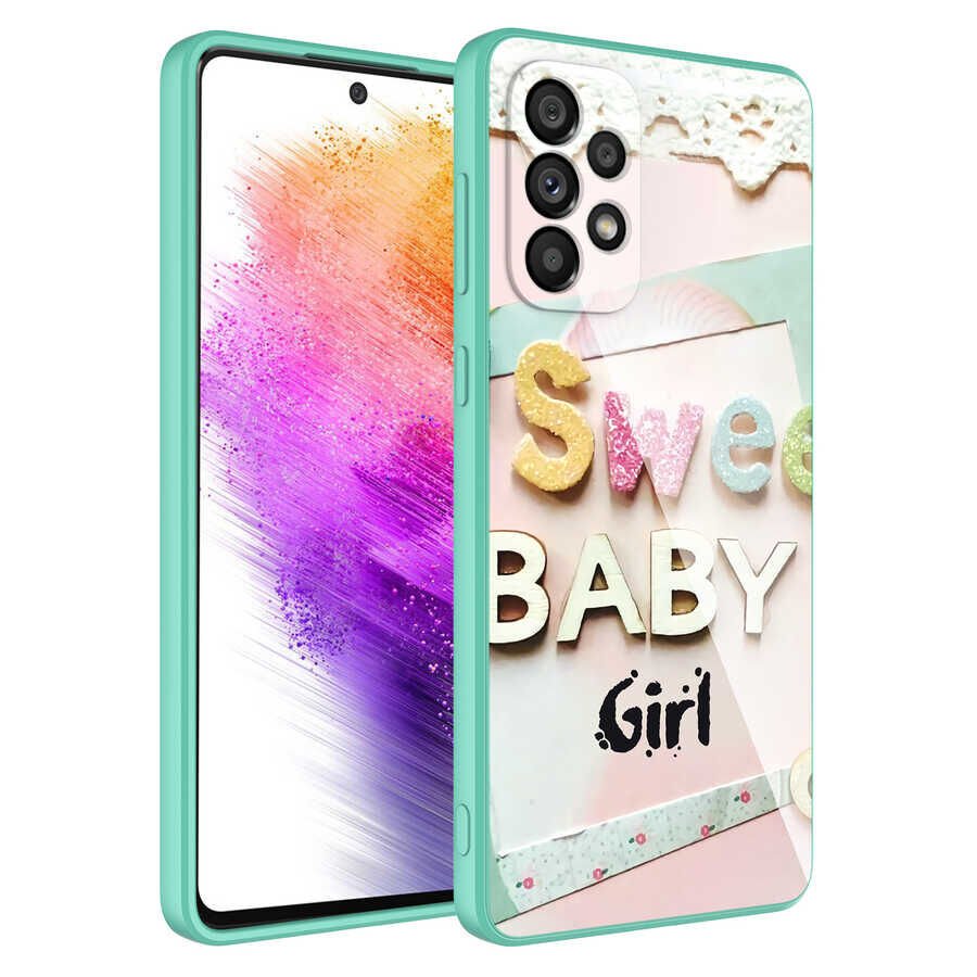 Samsung Galaxy A23 Kamera Korumalı Desenli Sert Silikon Epoksi Kapak kılıf
