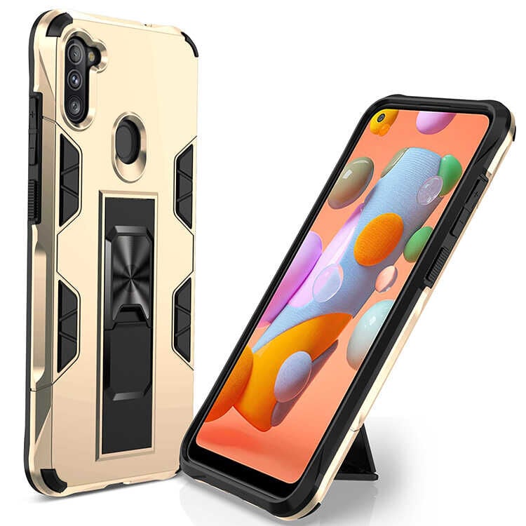 Samsung Galaxy A11 Kılıf Volve Kapak Gold