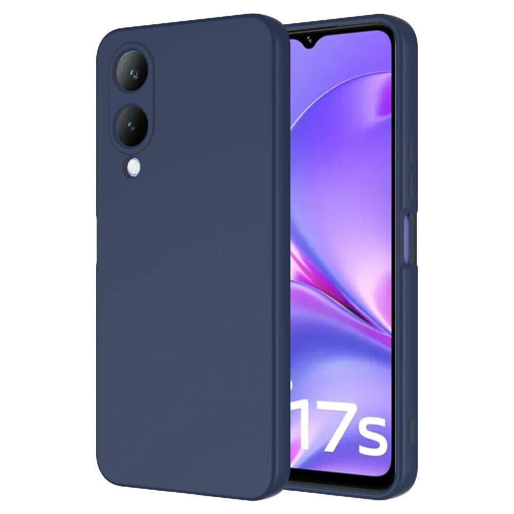 Vivo Y17S Kılıf Kamera Korumali Mara Lansman Kapak Lacivert