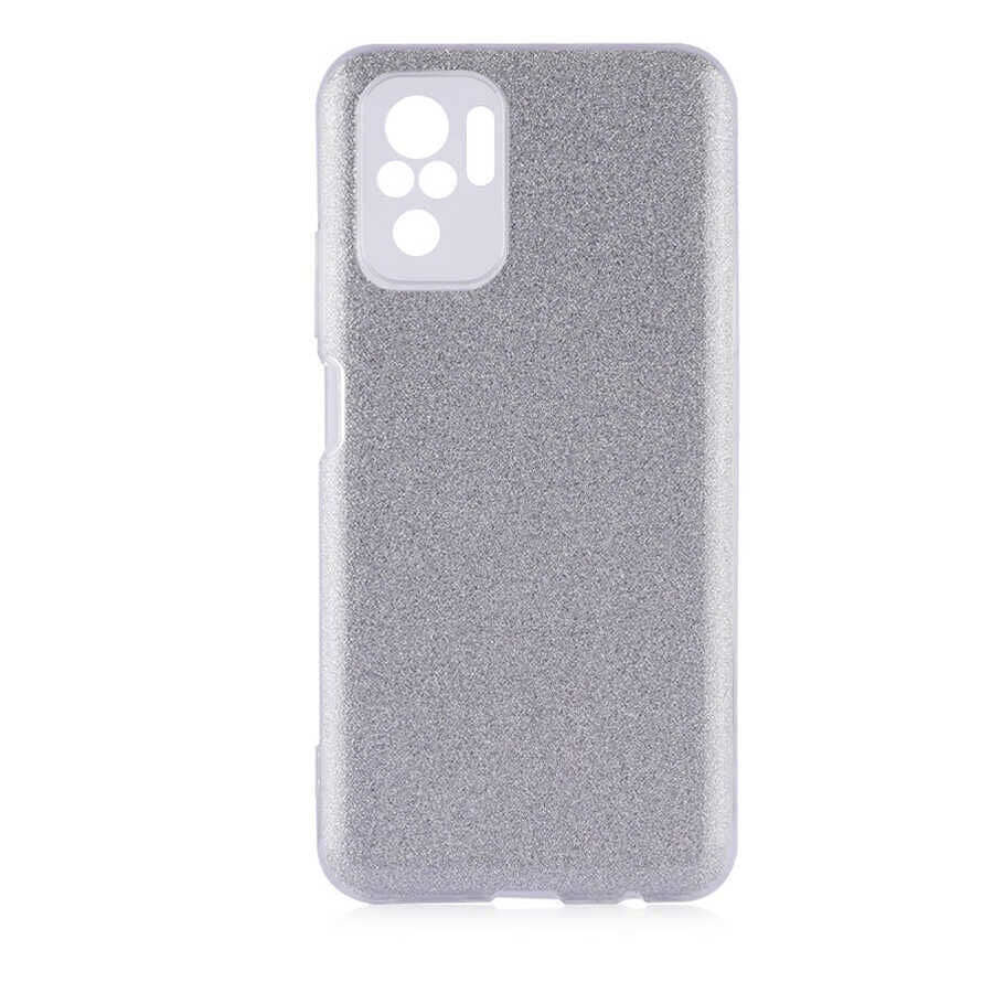 Xiaomi Poco M5S Kılıf Shining Silikon Gri