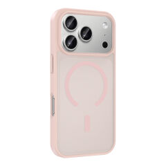 iPhone 17 Pro Max Kılıf Mat Magsafe Şarj Özellikli Hassas Butonlu Renkli Yumuşak Kenarlı Premium Babet Kapak