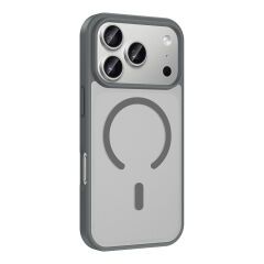 iPhone 17 Pro Max Kılıf Mat Magsafe Şarj Özellikli Hassas Butonlu Renkli Yumuşak Kenarlı Premium Babet Kapak