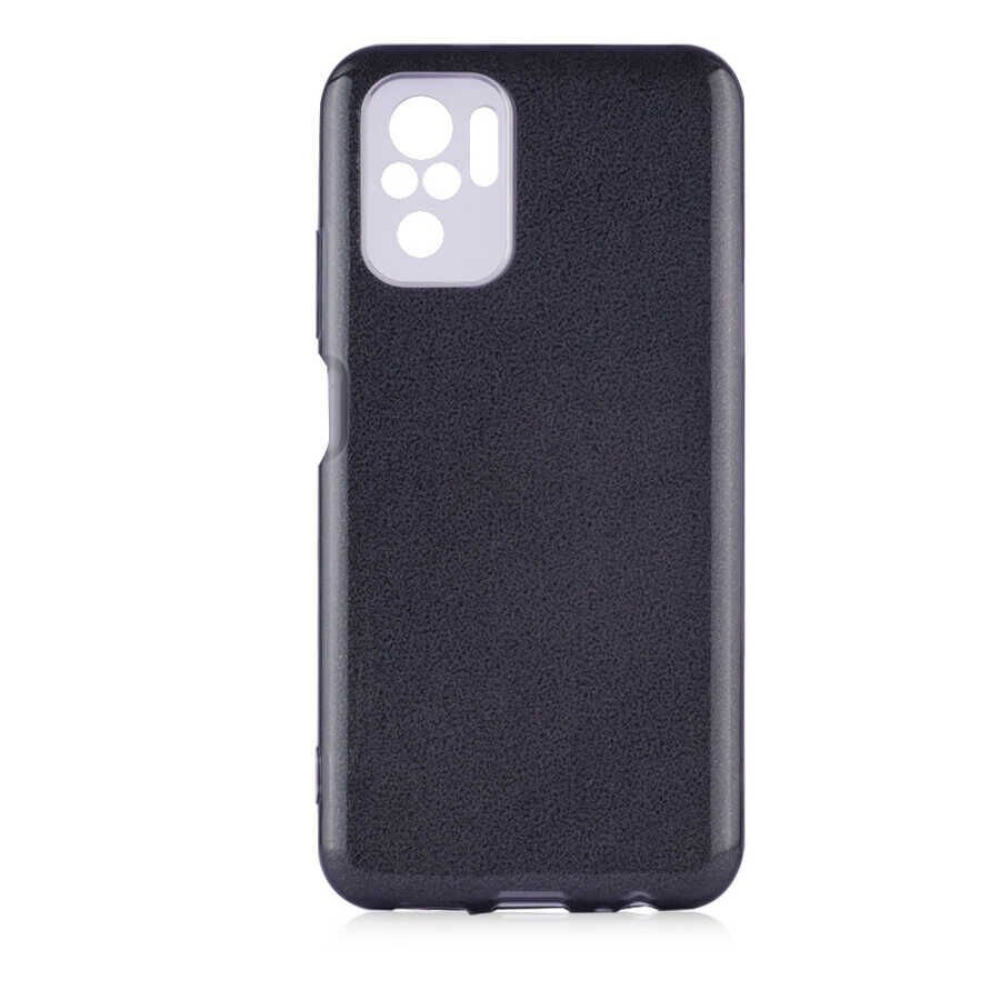 Xiaomi Poco M5S Kılıf Shining Silikon Siyah