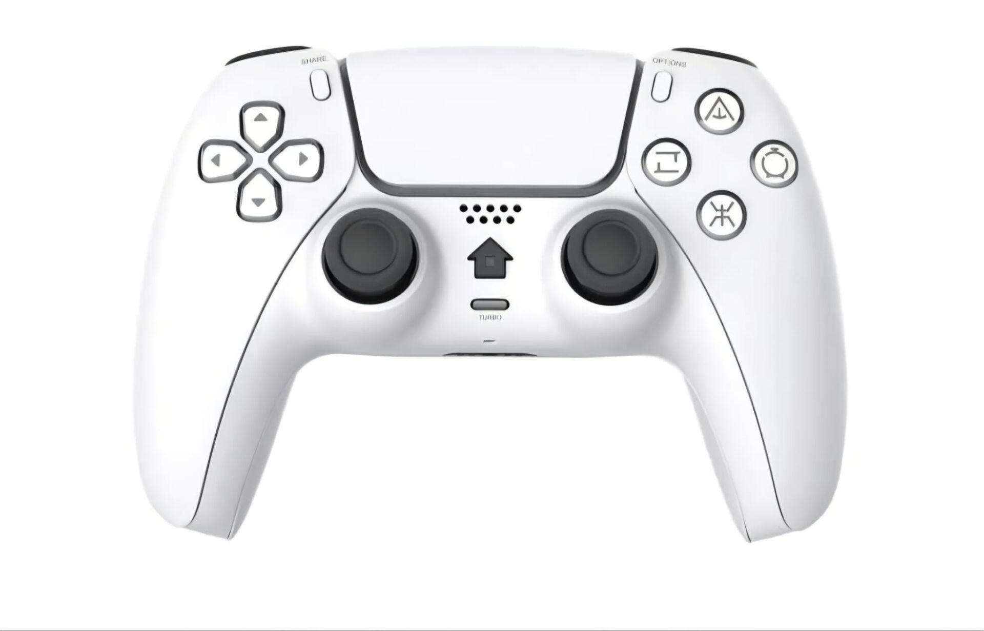 PS 4 Uyumlu Oyun Kolu Kablosuz Titreşimli Oyun Kolu P4 Plus Siyah Beyaz