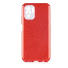 Xiaomi Poco M5S Kılıf Shining Silikon Kırmızı