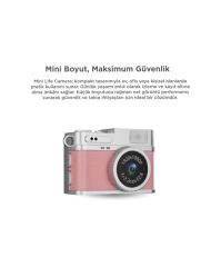 Dijital Fotoğraf Makineleri Video Kamera Mini Anahtarlık 1080P CMR35 Pembe