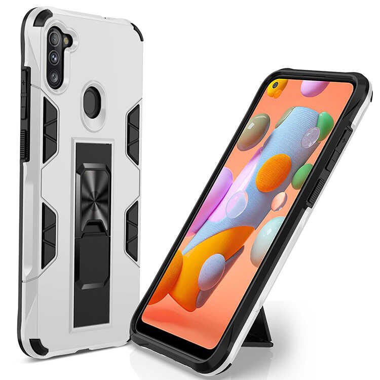 Samsung Galaxy A11 Kılıf Volve Kapak Gri