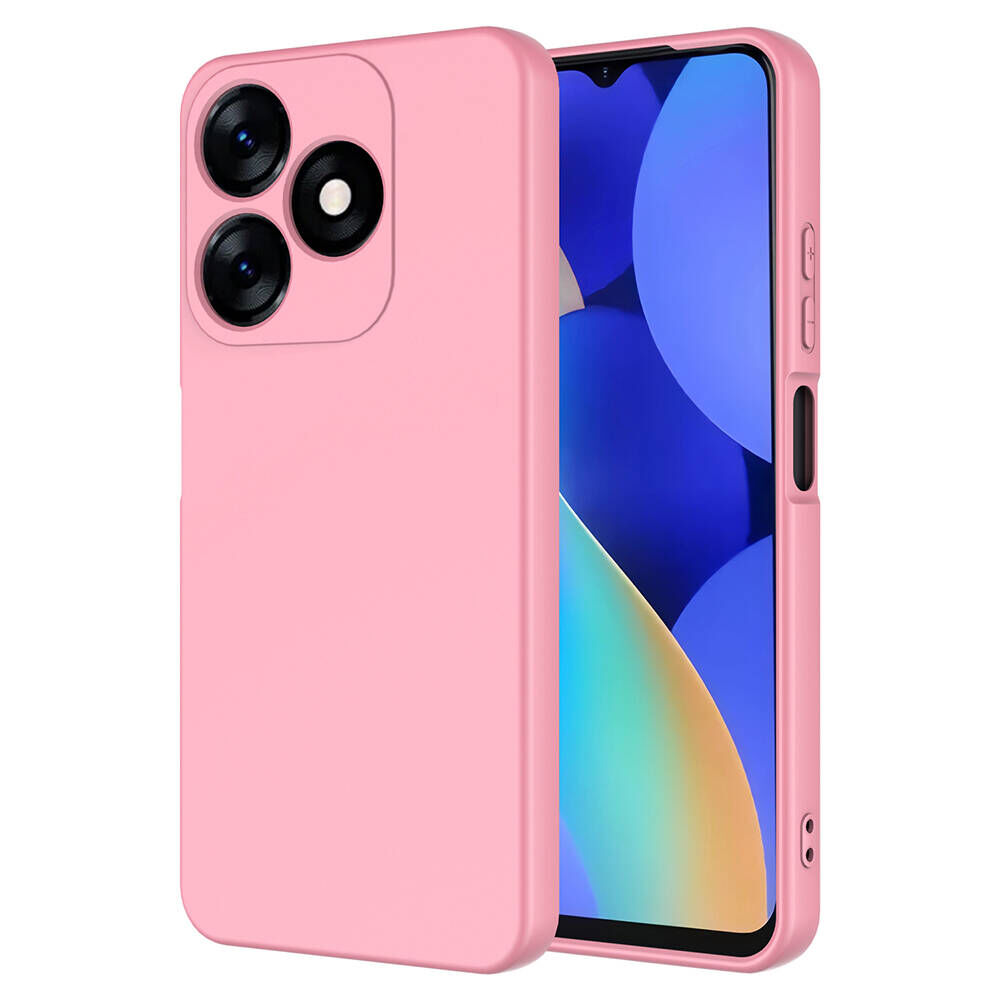 Tecno Spark 10 4G Kılıf Kamera Korumali Mara Lansman Kapak Pembe