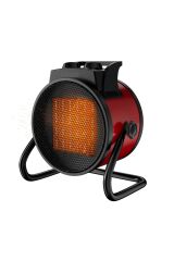 Elektrikli Isıtıcı Fan 3000W Hızlı Isınma, 3 Kademeli Ayar, Sessiz PTC Isıtma Kırmızı