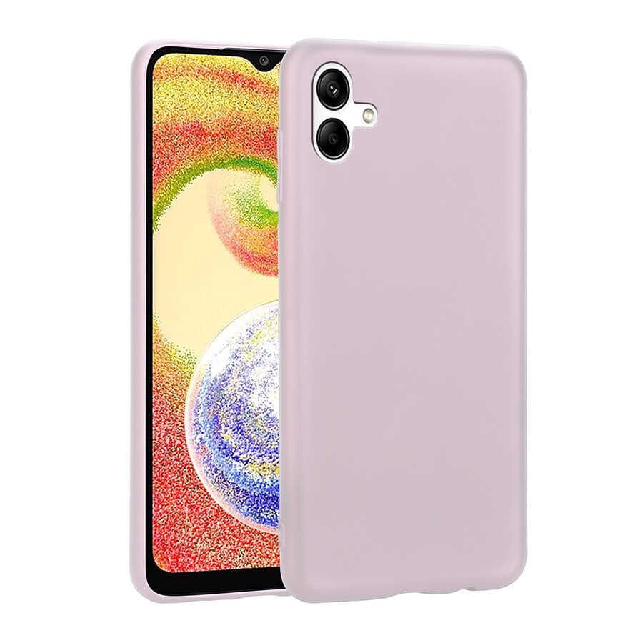 Samsung Galaxy A04 Premier Silikon Kapak kılıf Rose Gold