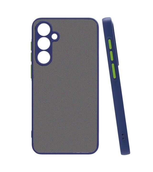 Samsung Galaxy A35 Kılıf Mat Kamera Korumalı Renkli Tuşlu Sert Silikon Hux Kapak