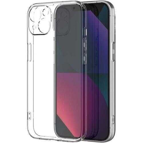 iPhone 14 Plus Kılıf Şeffaf Sert PC Vayt Kapak Renksiz