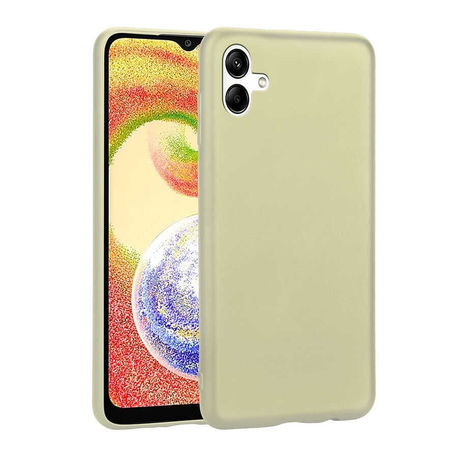 Samsung Galaxy A04 Premier Silikon Kapak kılıf Gold