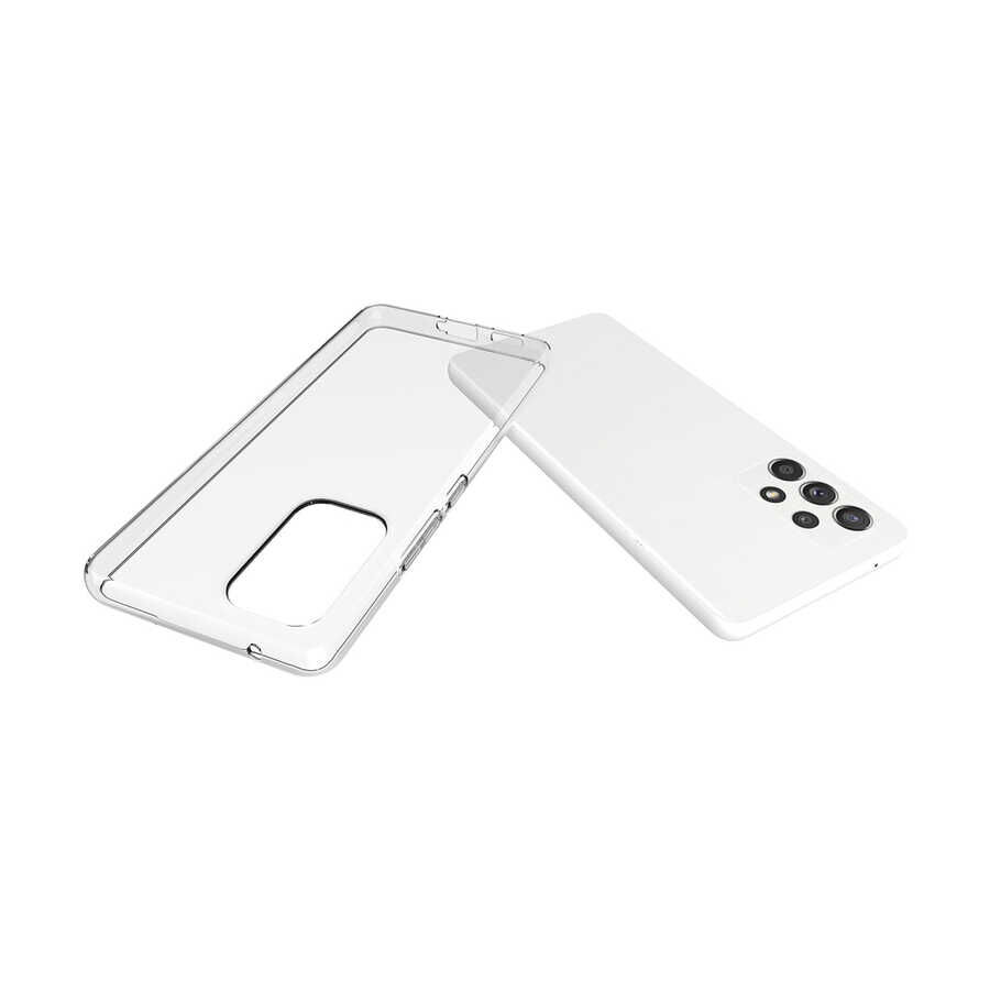 Samsung Galaxy A73 Süper Silikon Kapak kılıf Renksiz