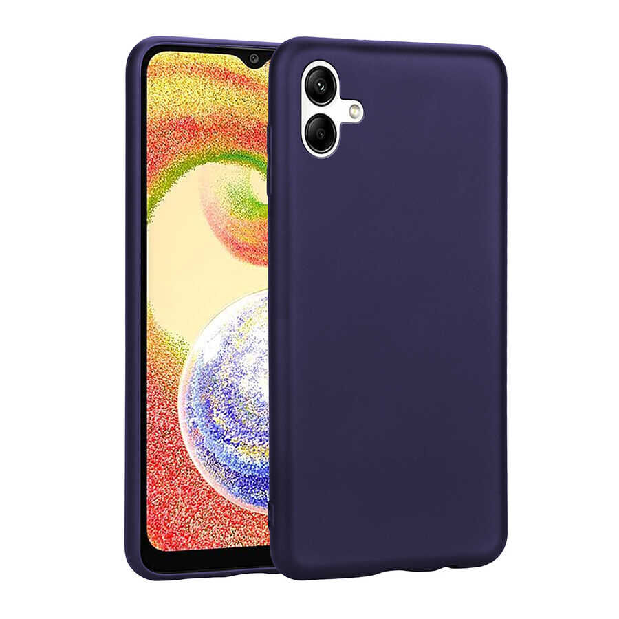 Samsung Galaxy A04 Premier Silikon Kapak kılıf Lacivert