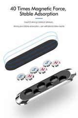 JX-007 Gümüş Çok Amaçlı Magnetic Car Holder Araç İçi Telefon Tutucu