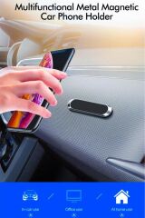 JX-007 Gümüş Çok Amaçlı Magnetic Car Holder Araç İçi Telefon Tutucu