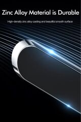JX-007 Gümüş Çok Amaçlı Magnetic Car Holder Araç İçi Telefon Tutucu