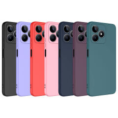 Realme C53 Kılıf Kamera Korumali Mara Lansman Kapak Pembe