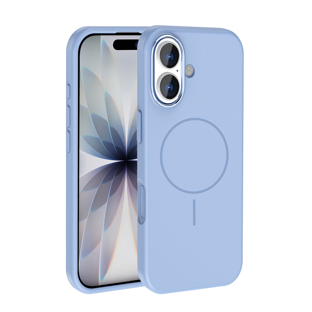iPhone 17 Kılıf Kablosuz Şarj Özellikli Metal Kamera Çerçeveli Edi Silikon Kapak