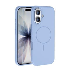 iPhone 17 Kılıf Kablosuz Şarj Özellikli Metal Kamera Çerçeveli Edi Silikon Kapak