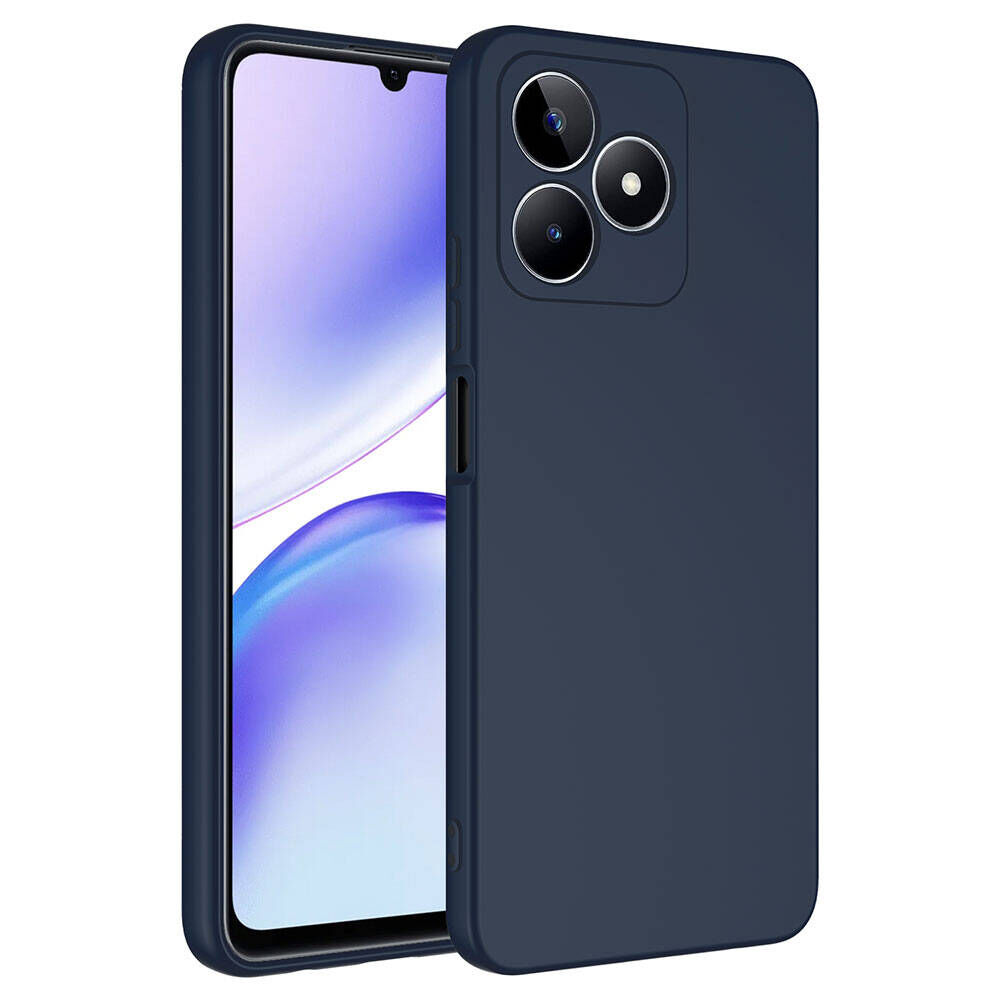 Realme C53 Kılıf Kamera Korumali Mara Lansman Kapak Lacivert