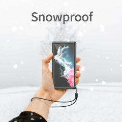 Samsung Galaxy S22 Ultra Kılıf 1-1 Su Geçirmez Kılıf Siyah