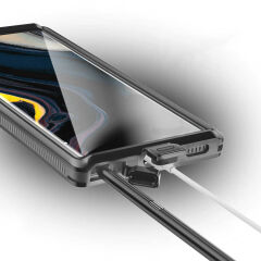 Samsung Galaxy S22 Ultra Kılıf 1-1 Su Geçirmez Kılıf Siyah