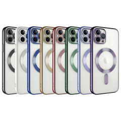 iPhone 11 Pro Kılıf Kamera Korumalı Kablosuz Wireless Şarj Özellikli Demre Kapak