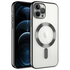 iPhone 11 Pro Kılıf Kamera Korumalı Kablosuz Wireless Şarj Özellikli Demre Kapak