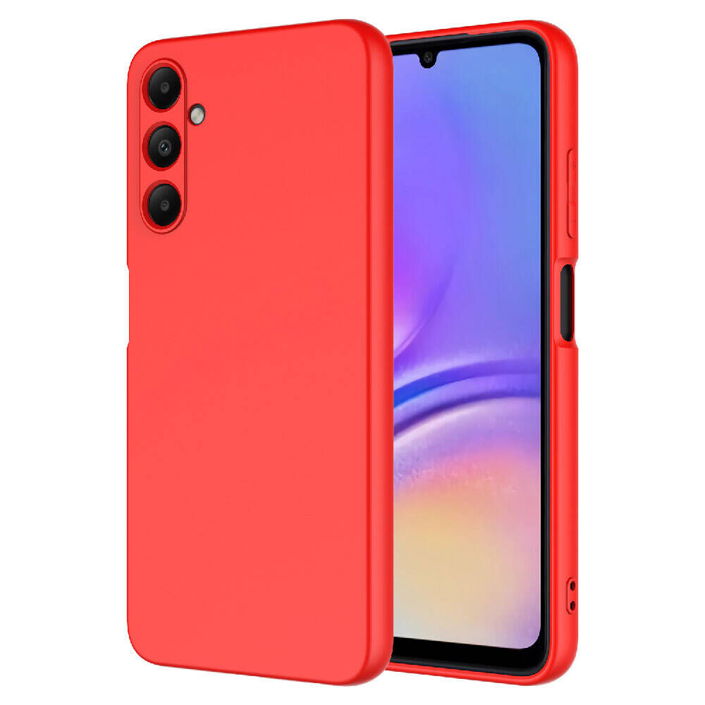 Samsung Galaxy A05S Kılıf Kamera Korumali Mara Lansman Kapak Kırmızı
