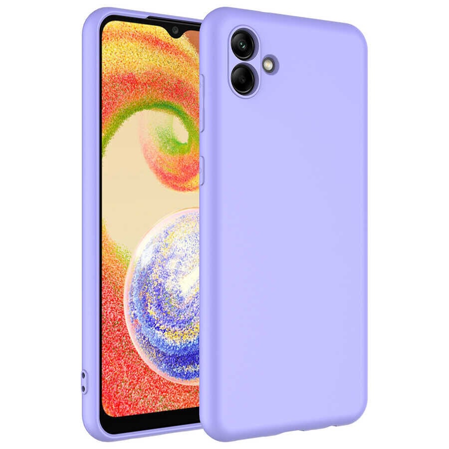 Samsung Galaxy A04 Mara Lansman Kapak kılıf Lila