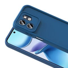 İnfinix Smart 9 Kılıf Kamera Korumalı Ananas Kapak Mürdüm
