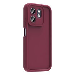 İnfinix Smart 9 Kılıf Kamera Korumalı Ananas Kapak Pembe