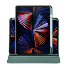 Apple iPad Air 11 2024 Kılıf Termik Kalem Bölmeli Dönebilen Standlı Kılıf