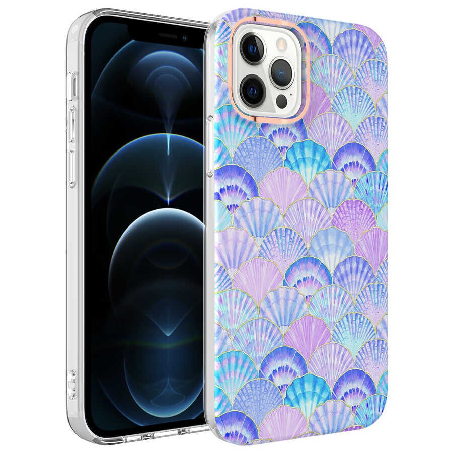 iPhone 12 Pro Max Kılıf Bella Kapak Lila