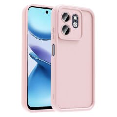 İnfinix Smart 9 Kılıf Kamera Korumalı Ananas Kapak Pembe