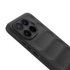 Xiaomi 17T Pro Kılıf Esnek TPU Oyuklu Arka Yüzey Tasarımlı Etnik Silikon Kapak