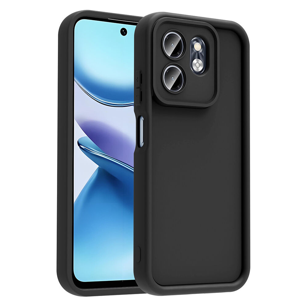 İnfinix Smart 9 Kılıf Kamera Korumalı Ananas Kapak Siyah