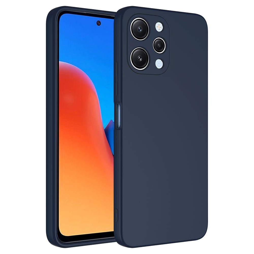 Xiaomi Redmi 12 Kılıf Kamera Korumali Mara Lansman Kapak Lacivert