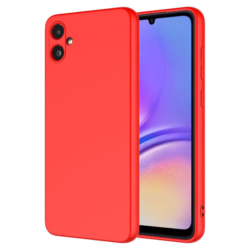 Samsung Galaxy A05 Kılıf Kamera Jorumali Mara Lansman Kapak Kırmızı