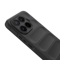 Xiaomi 17T Kılıf Esnek TPU Oyuklu Arka Yüzey Tasarımlı Etnik Silikon Kapak