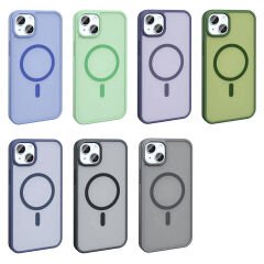 iPhone 13 Kılıf Magsafe Şarj Özellikli Mat Arka Yüzey Sio Kapak