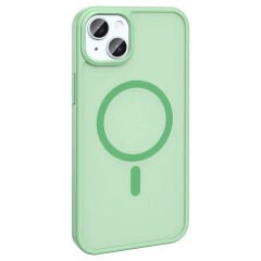 iPhone 13 Kılıf Magsafe Şarj Özellikli Mat Arka Yüzey Sio Kapak