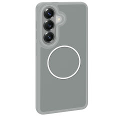 Samsung Galaxy S26 Plus Uyumlu Kılıf Kablosuz Şarj Özellikli Metal Kamera Çerçeveli Sanremo Kapak