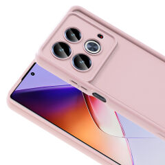 İnfinix Note 40 4G Kılıf Kamera Korumalı Ananas Kapak Pembe