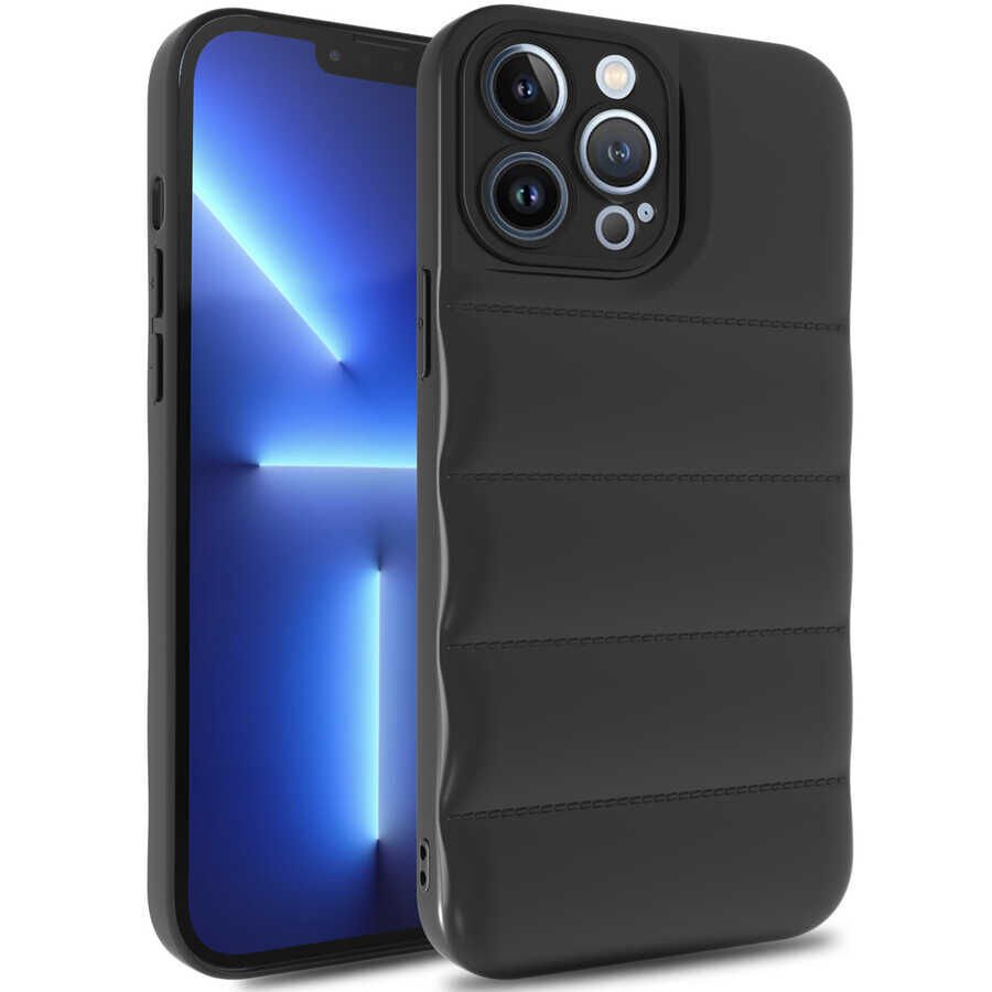 iPhone 12 Pro Max Kılıf  Kasis Kapak Siyah