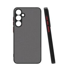 Samsung Galaxy S24 Plus Kılıf Mat Kamera Korumalı Renkli Tuşlu Sert Silikon Hux Kapak