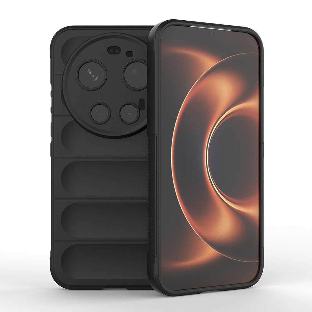 Xiaomi 17 Ultra Kılıf Esnek TPU Oyuklu Arka Yüzey Tasarımlı Etnik Silikon Kapak